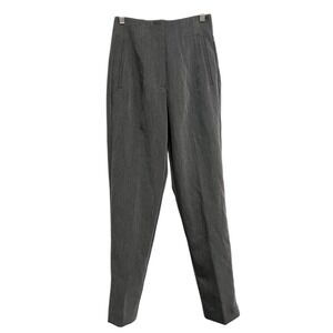 Zara Pants Womens XS Gray Ponte Slim Tapered Dress Work Career Office Pockets
